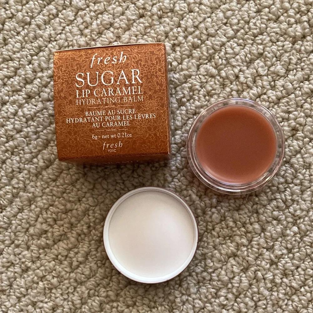 Fresh Cosmetics Sugar Lip Caramel Hydrating Balm Full Size 0.21 oz Lip Treatment